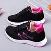 Кроссовки для бега Женская спортивная обувь Кроссовки на платформе со шнуровкой Кроссовки с дышащей сеткой для ходьбы Бег трусцой Тренажеры для спортзала