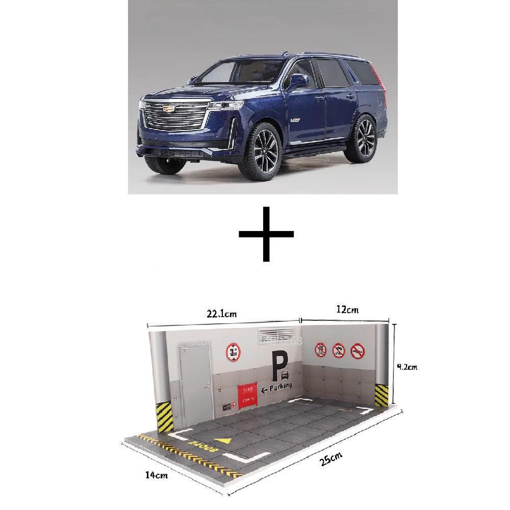 1:Масштабная модель автомобиля Escalade 1:24 Игрушка Амортизаторы Двери Открываются Литой Металл Коллекция Моделей Транспортных Средств Подарки для Детей