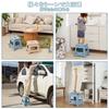 VECELO Складной табурет-стремянка Новинка Замок безопасности Шаг 32см x 25см x 22см Складной табурет Удобное хранение [2024 - Дизайн] Стремянка, (W) (D) (ЧАС),