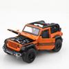 (Упакованный) Игрушечный автомобиль-вездеход в стиле Jeep Wrangler, 4 двери, масштаб 1:36, с механизмом оттяжки назад. Металлический литой, игрушка для мальчика, мощный механизм оттяжки.