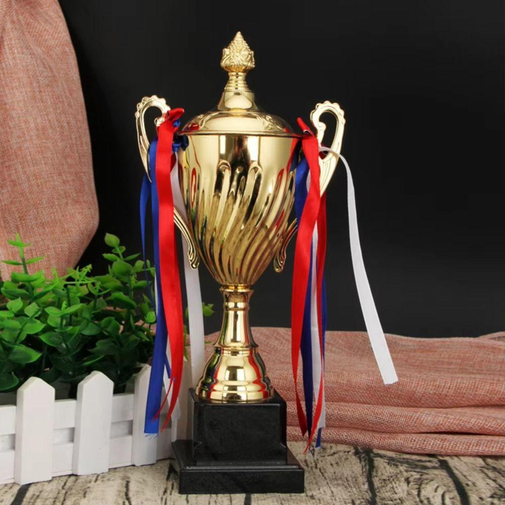 Metal Material Gold Trophy Cup Large Size Winner Trophies First Place Trophies  Celebration Events