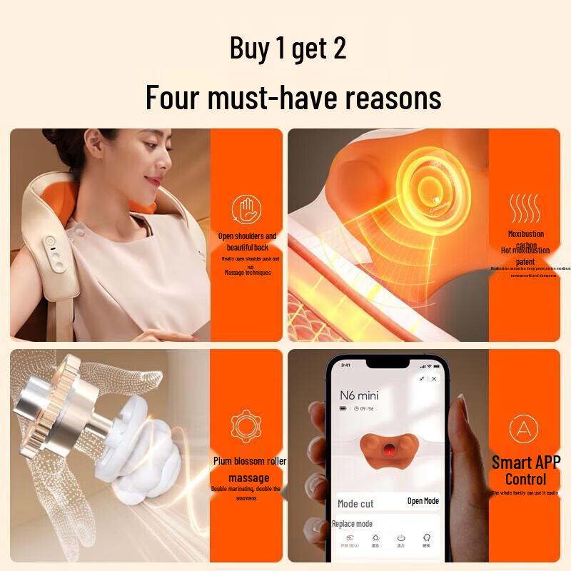 Массажер для шеи и плеч Breo N6mini