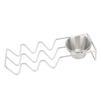 Tabletop Taco Stand Taco Shell Mold Stainless Steel Taco Tray with Sauce Bowl for Home Kitchen