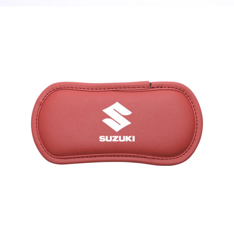 TLIN5 Car Knee Cushion Pad Leather Soft Memory Foam Leg Support Mat For Suzuki Swift Vitara Baleno Jimny Samurai SX4 Ignis Alto Splash