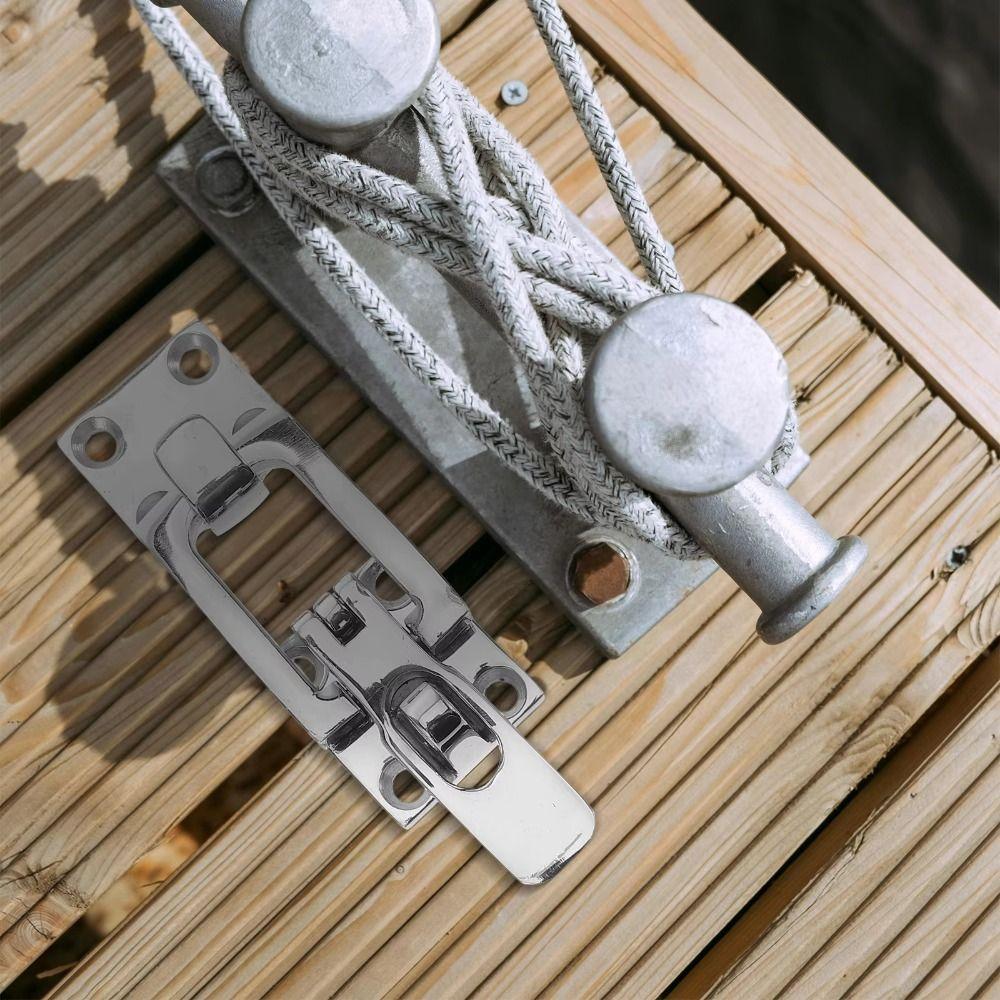 Silver Finish Door Lock Catch Marine Grade Marine Hardware Marine Hold Down Clamp Locker