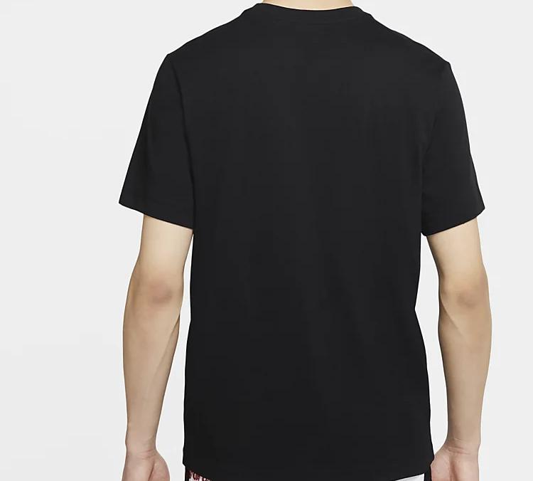 Nike T Shirts Men's Crew Neck Moderate Straight Fit CU6872-010