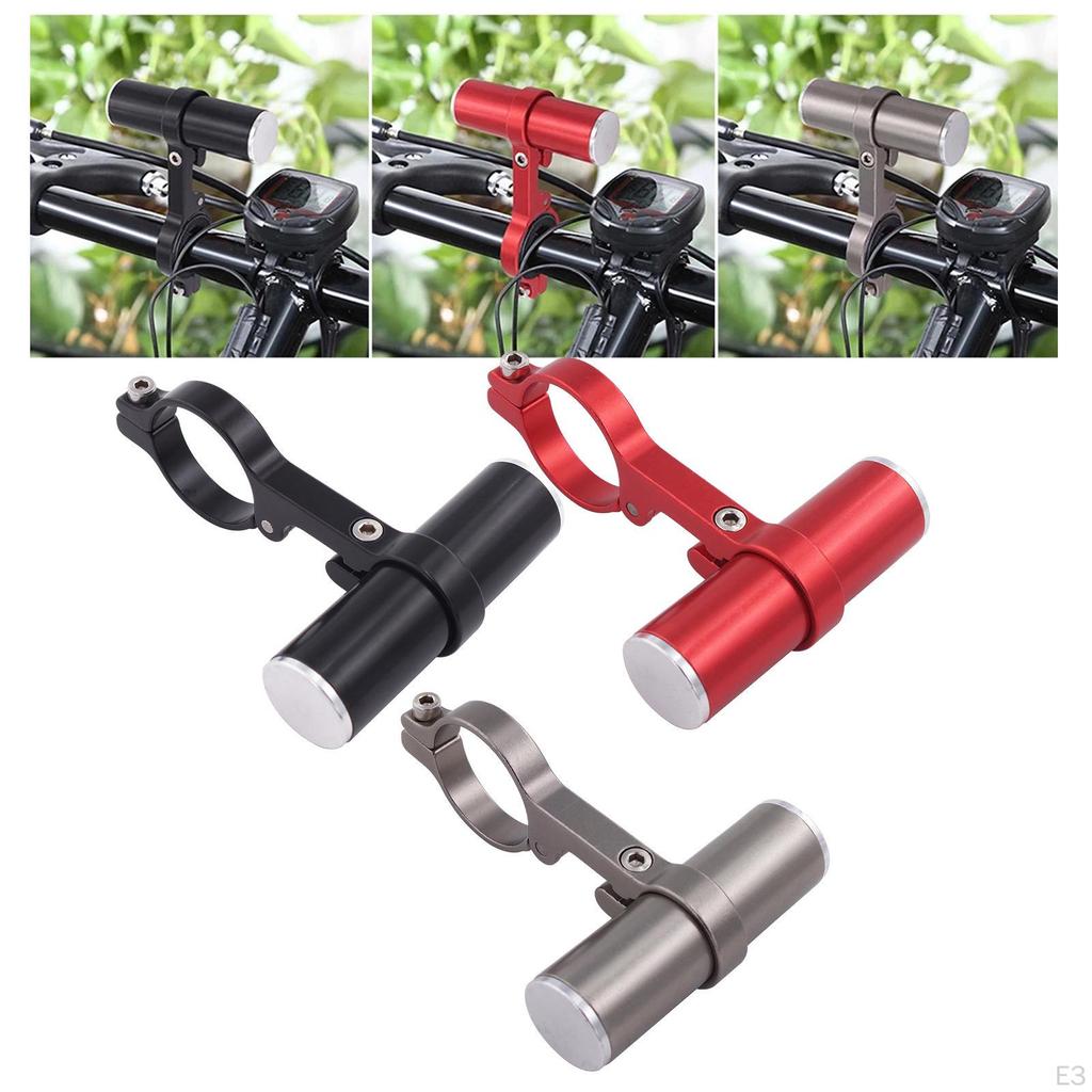 Bicycle Handlebar Extension Aluminum Alloy Mount Holder Space Saver Clamp Bike Bracket for Light, ,