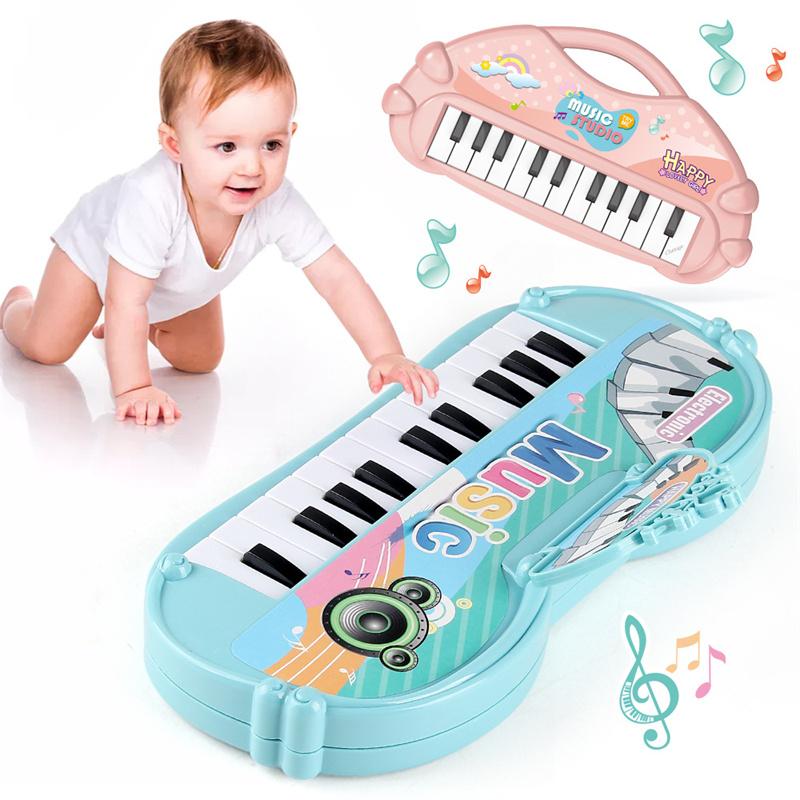 Electronic Piano Toys 13 Key Portable Music Piano Toy Electronic Musical Instrument Toys Multifunctional Kids Music Learning Toy