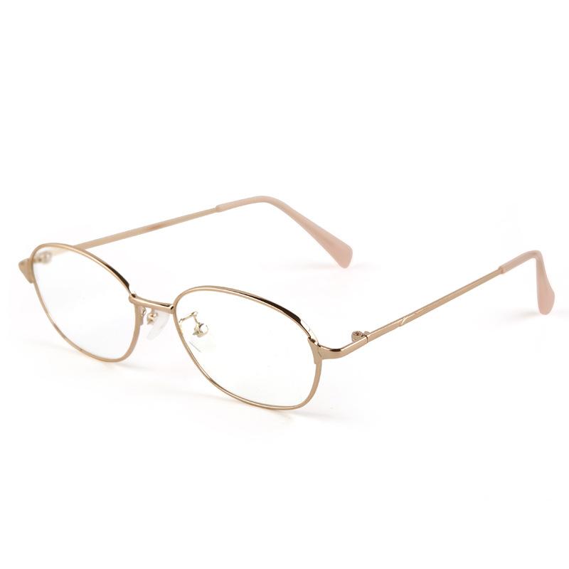 Fashion metal oval anti-blue reading glasses femininity watch mobile phone anti-fatigue high definition reading glasses men