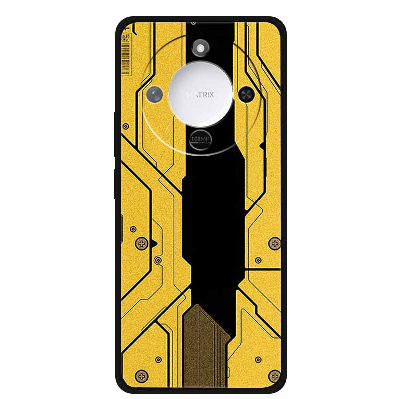 Чехол для Honor X70 5G Минималистичный Техно Стиль ТПУ Силиконовые Чехлы для Телефона для HonorX70 MTN-AN00 Свежие Цветы Бампер Крутой Мягкий fundas