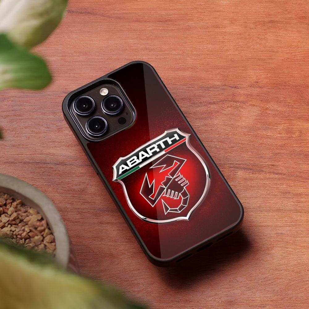 Чехол для телефона A-ABARTHs Italy для iPhone 16 15 14 13 Pro Max 12 11 Mini 7 8 Plus Se Xr X Xs Fundas Shell PC+TPU Cover