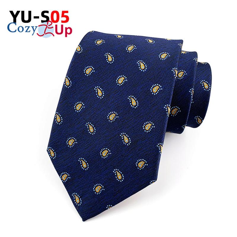 3,15 дюйма(8 см) Модный мужской галстук в клетку с узором PaisleyTies для свадьбы