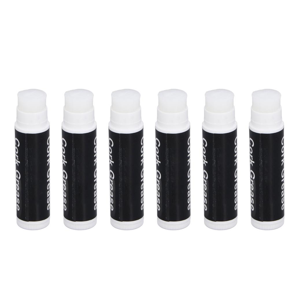 6Pcs Cork Grease Clarinet Saxophone Flute Lubricant Tube Cleaning Care Woodwind Instrument Accessori