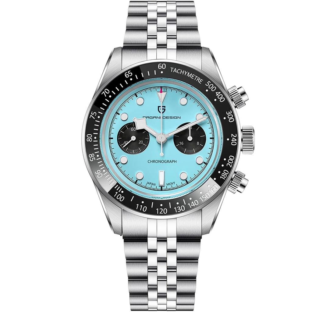 PAGANI DESIGN New Panda Men's Watches Top Luxury Quartz Wristwatches Chronograph Watch Man Gift AR Sapphire Ceramic Bezel