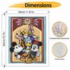 disney mickey mouse and friends digital oil painting hand painting kit diy home decoration