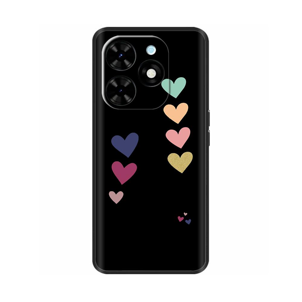 Чехол для Tecno Spark 20 Pro Мягкий черный силиконовый чехол для телефона для Tecno Spark 20C Coque Spark20 Spark 20 Pro Защитная крышка Fundas