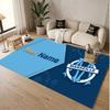 Custom Rug Olympique Marseille FC Pattern Print Name Text Soft Non‑Slip Floor Carpet for Home Indoor Decoration