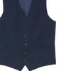 GUCCI Vests Men's Dark Blue V Neck Business Suit 673191-Z596D-4270