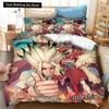 New Anime Dr.STONE 3D Print Bedding Set Duvet Covers Pillowcases 2/3 Piece Comforter Bedding Sets Bedclothes  Duvet Cover Sets