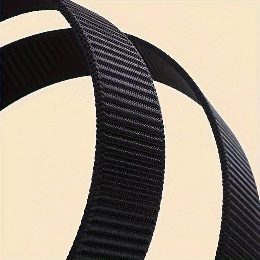 Мужской модный холщовый ремень с автоматической пряжкой - Идеально подходит для джинсов, активного отдыха и спортивных тренировок, Черный День святого Валентина