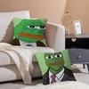 П-Пепе Лягушка Смешной Мультяшный Офисная Подушка Чехол Подушки Чехол для Подушки Автомобиля 45X45СМ Наволочка для Поясничной Подушки Наволочка для Диванной Подушки