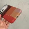 Тонкий Чехол из Углеволокна Clash Цветной Жесткий ПК Чехол для iPhone 17 16 15 14 Pro Max Магнитная Беспроводная Зарядка Ударопрочная Накладка-Бампер