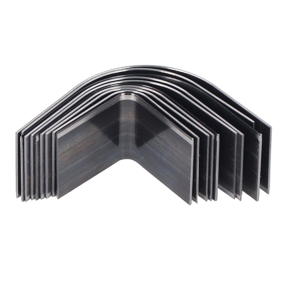 10 PCS Carbon Steel Leather Corner Punch Set Triangular Cutting Dies Kit DIY Leathercrafts