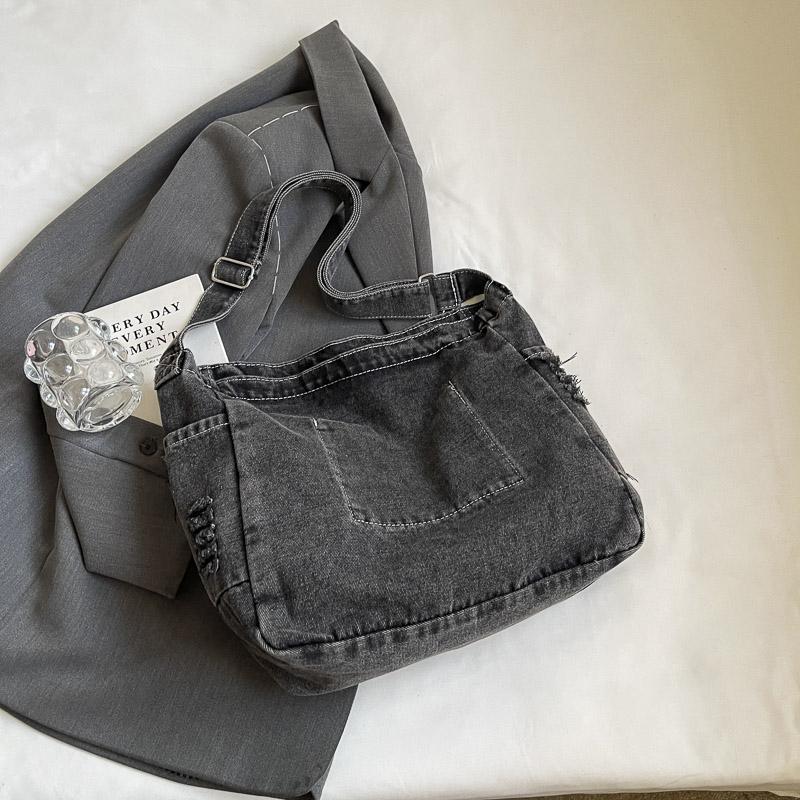 Denim Bag Shoulder Bag Large Capacity Women's Commuter Tote Bag