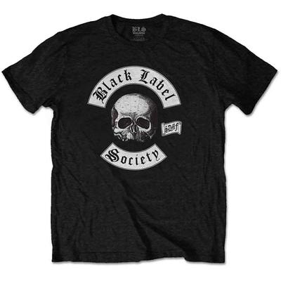 Черная футболка с логотипом-черепом Black Label Society, черная, новая