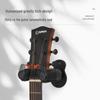 Wall-Mounted Self-Locking Wooden Guitar Hanger for Electric and Acoustic Guitars