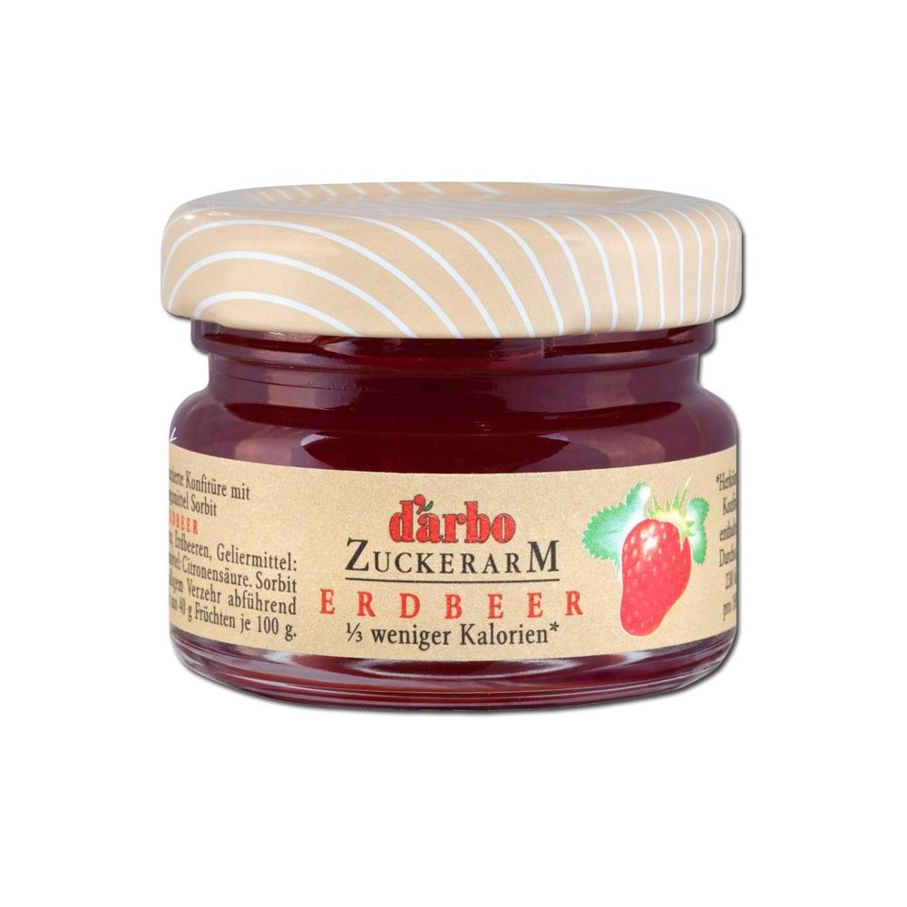Dabo Low-Sugar Mini Jar Strawberry Jam 28G X 60 Jars 1 Box