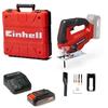 Einhell Scie Sauteuse Sans Fil TC-JS 18 Li Kit - PXC (18V, Avec 5 Lames) Livré Avec Batterie 2,5Ah Et Chargeur