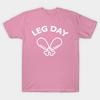 T Shirt Women Leg Day Thanksgiving Workout Shirt Harajuku Print Kawaii Tshirt Summer Short Sleeve Female T-Shirt Top Tee