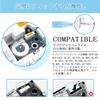 Airmall Compatible 1 Piece Casio Label Writer Nameland Tape 12mm White CASIO Nameland Tape Cartridge Black Letters XR-12WE