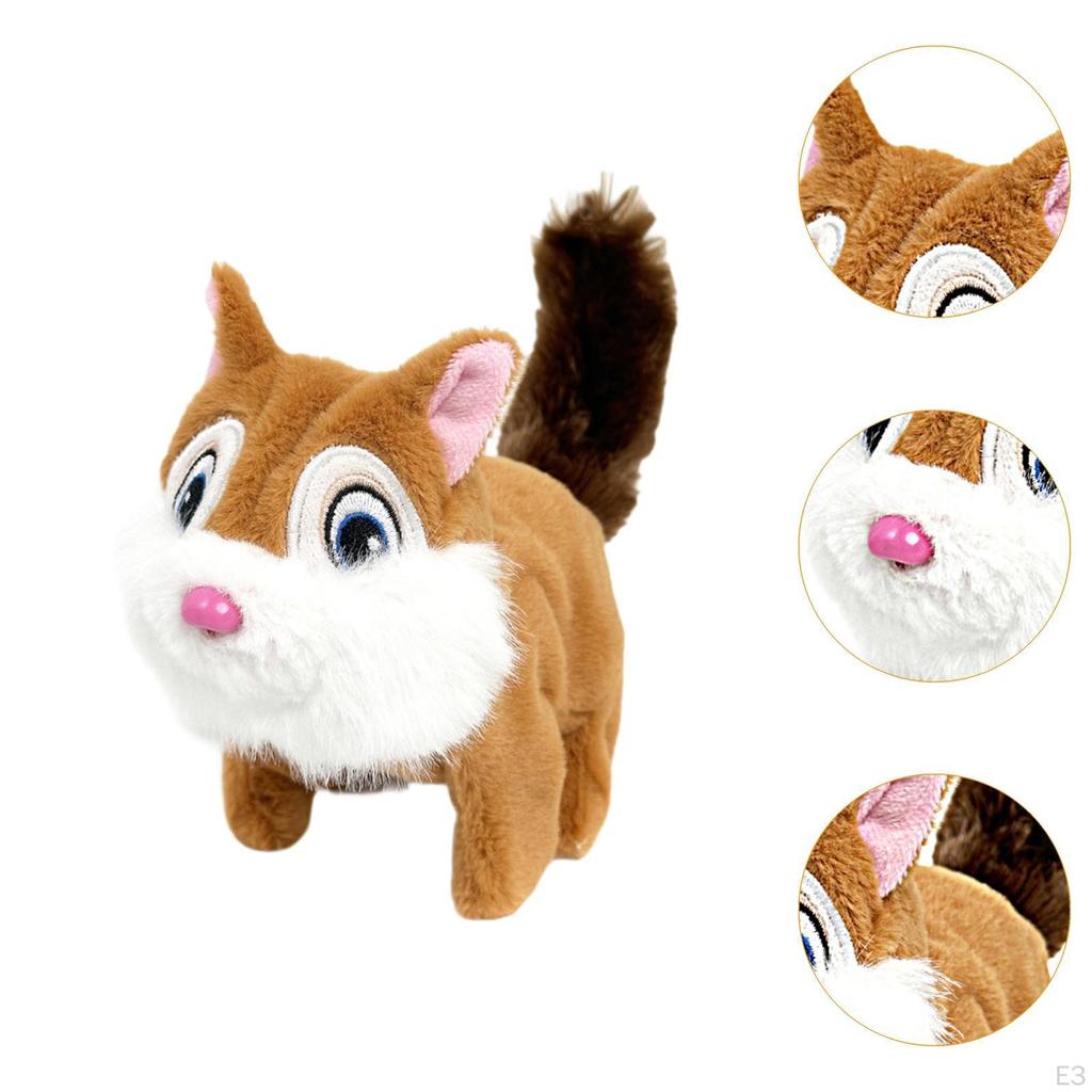 Electric Plush Toy Companion Animal Animated Sound Interactive Toys Electronic Pet Stuffed