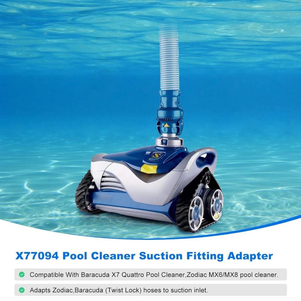 19CM Suction Adapter Hose Durable Pool Cleaner Adapter Pool Vacuum Hose Adapter