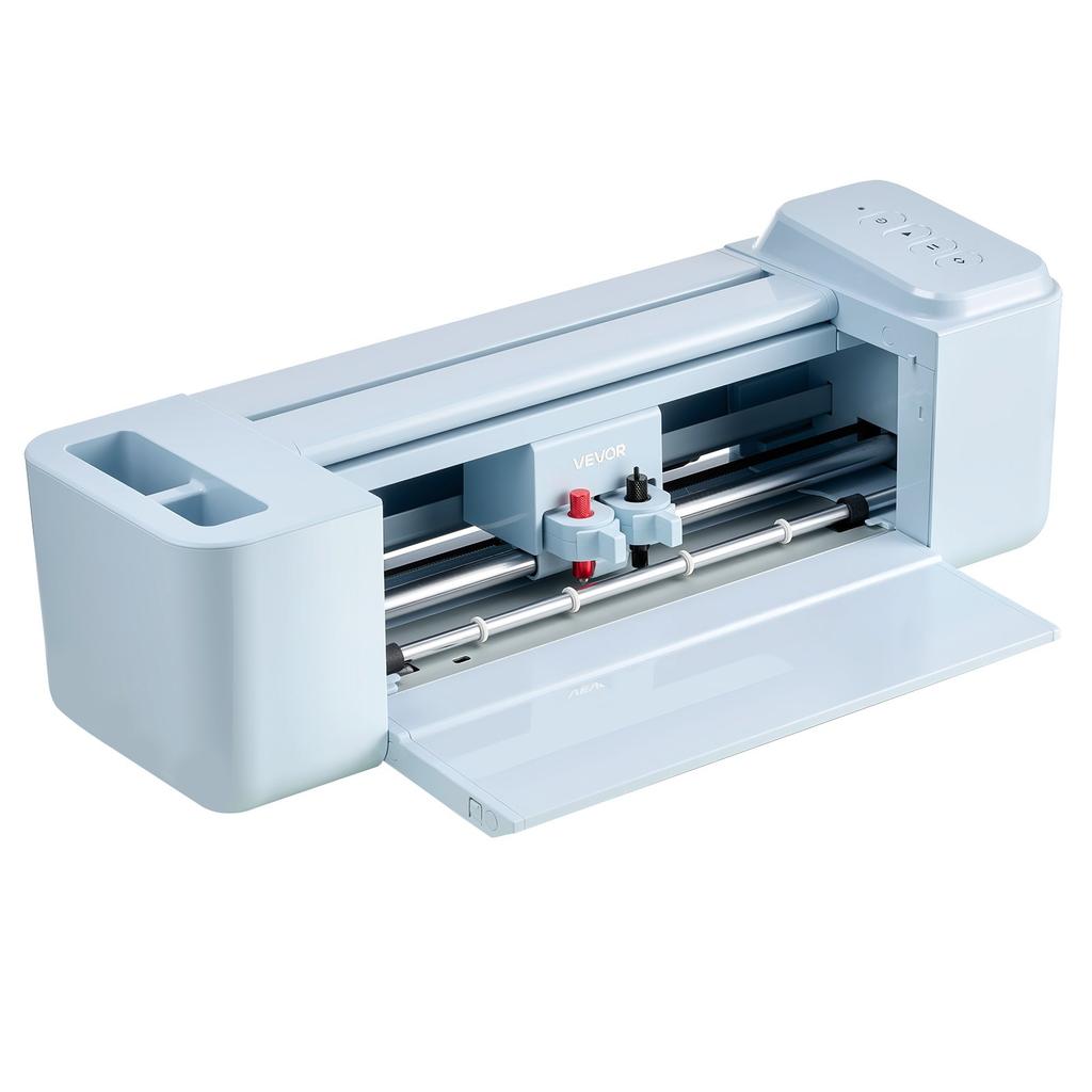 VEVOR Vinyl Cutting Machine, 305 mm, Button-Controlled Vinyl Cutter, 20000+ Built-in Design Resources, Compatible with Mac, Windows, Android and iOS