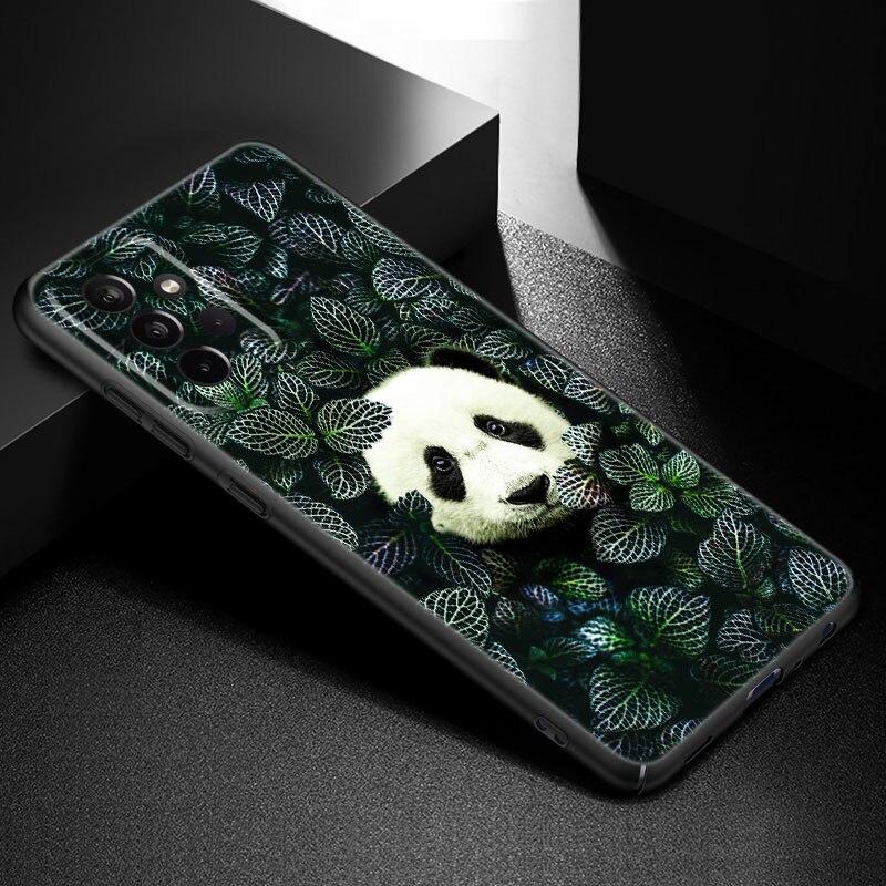 Чехол для телефона с китайским медведем и пандой для Samsung Galaxy A21 A30 A50 A52 S A13 A22 A32 A33 A53 A73 5G A11 A12 A31 A51 A70 A71 A72