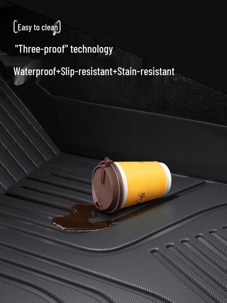 TPE All-Weather Floor Mats for Buick: Envision PLUS, Regal, LaCrosse, Excelle e5, Verano, Blue 6