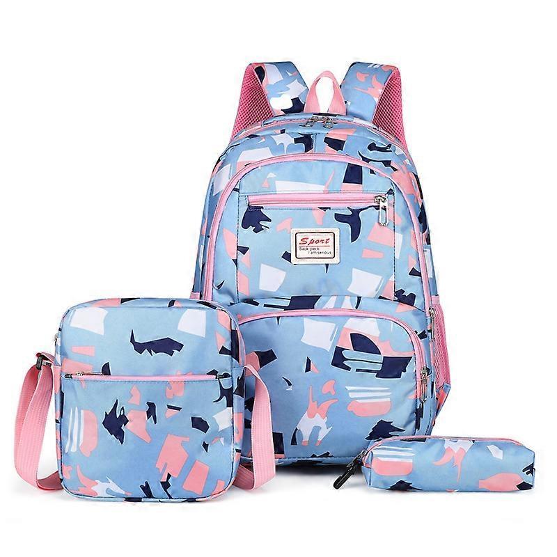 Large capacity three piece combination bag, fashionable backpack, student backpack, featured crossbody bag