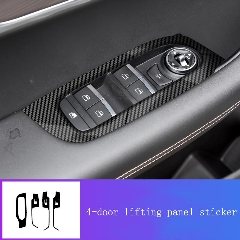 Chery Tiggo 7 Pro Наклейка на салон автомобиля, пленка с центральным управлением, линии из углеродного волокна, модифицированное украшение для автомобиля 