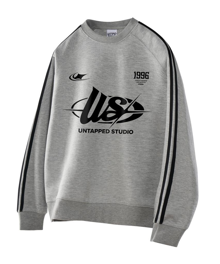 UNTAPPED STUDIO 1996 Американский Спортивный Оверсайз Свитшот 3 Цвета
