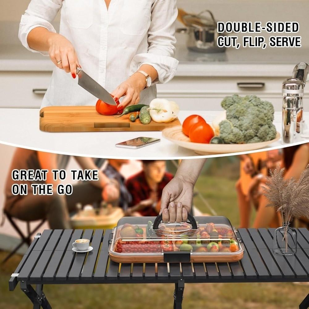 Square Cheese Tray Transparent Acrylic Lid Biscuit Snacks Platter Snack Service Trays  Holiday