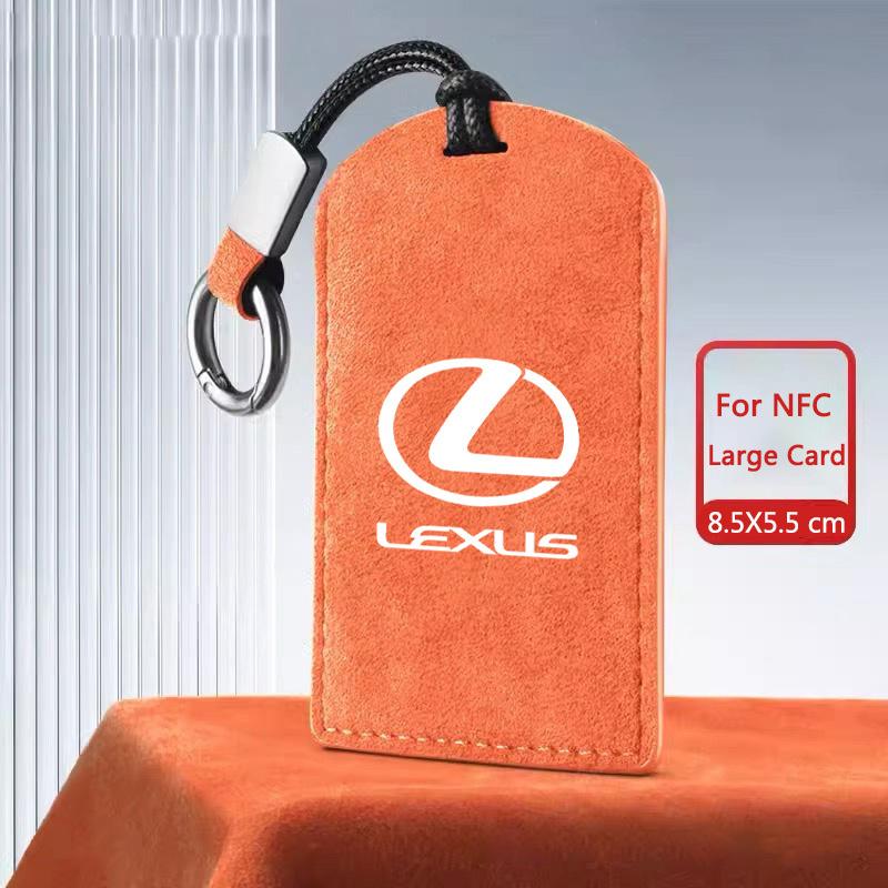 AAPJ1 2026 Hot Interior Stickers Leather Car NFC Card Smart Remote Key Fob Case Cover Holder Shell For Lexus F Sport ES LM GS IS NX RX