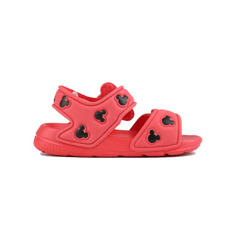 Disney x Adidas Altaswim Нескользящие Устойчивые к истиранию Низкие детские и малышовые кроссовки Красные для младенцев и малышей BA9304