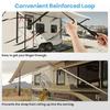 Campers Awning Tension Control Straps 9.8ft Tie Downs Pull Down Straps Prevent Shade Damage During Retraction