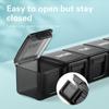 Waterproof Pill Organizer Large Capacity 7 Compartment Weekly Pill Box Creative Pill Box  Household