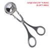 1pc, Meat Baller, Stainless Steel Meatball Maker, Meat Baller Tongs, Cake Pop, Ice Tongs, Cookie Dough Scoop, Kitchen Gadgets, Kitchen Stuff