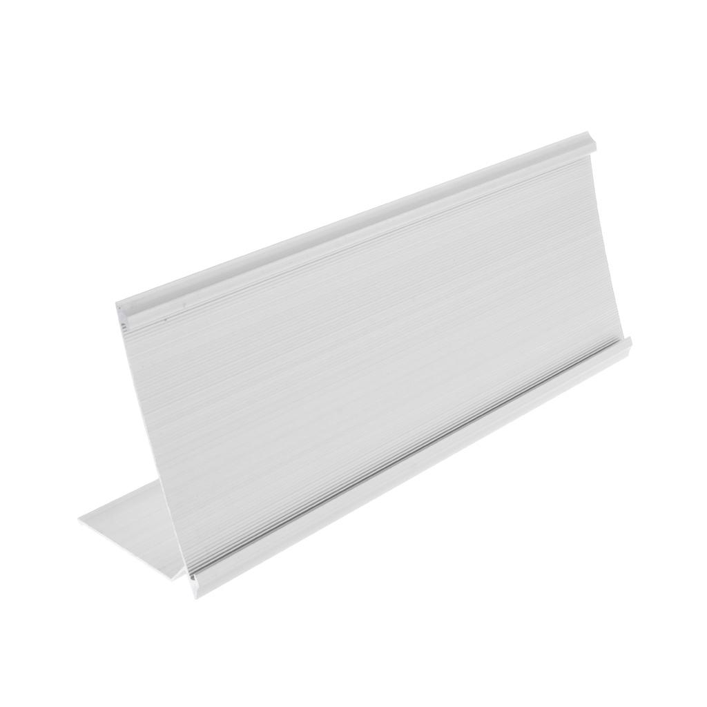 Golden Sign Aluminum Alloy Name Desk Plaque Holder Office School 9x24cm