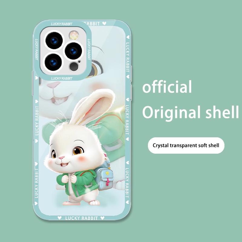 Рюкзак-куртка Cartoon Rabbit для Apple 13/14/15 и 11Pro Plus Прозрачный Max